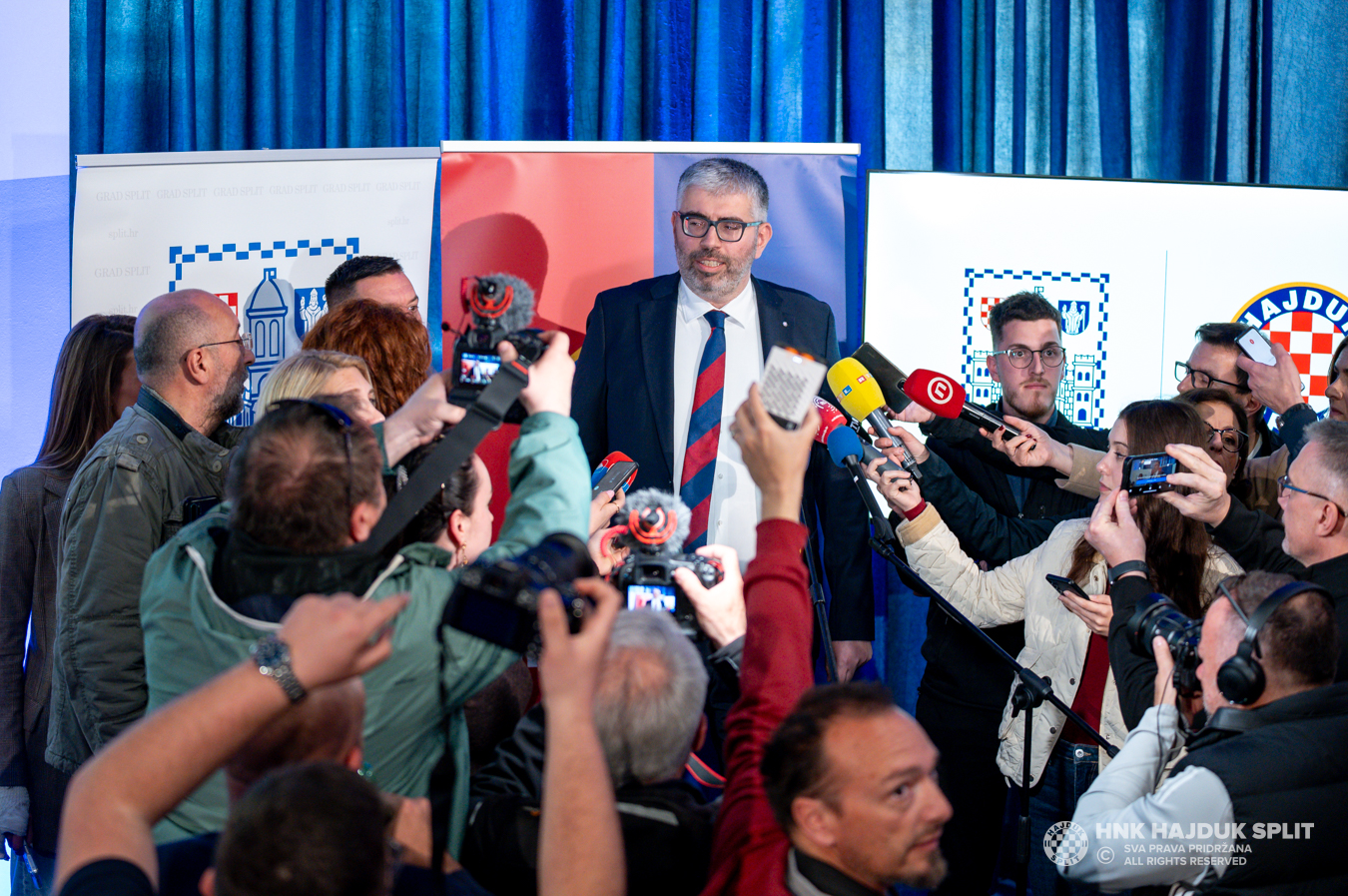 Na Poljudu prezentirana studija izvodljivosti "Nogomenti stadion i kamp u Splitu".